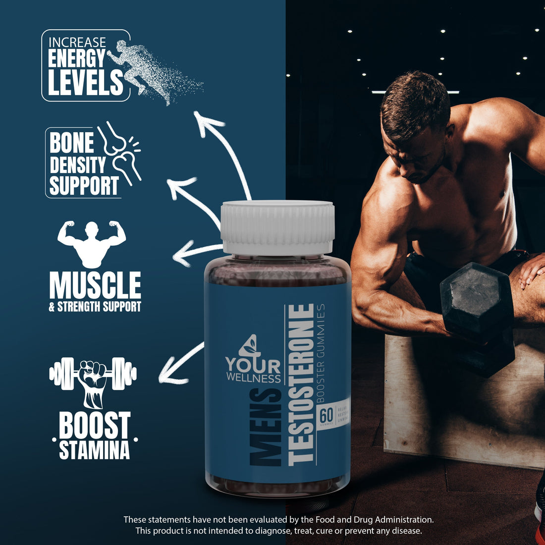 Discuss the Need for Testosterone, Creatine & Nitric Oxide for Men Over 30
