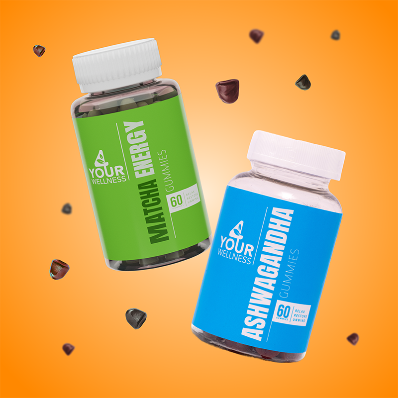 Night and Day Routine wellness supplement set