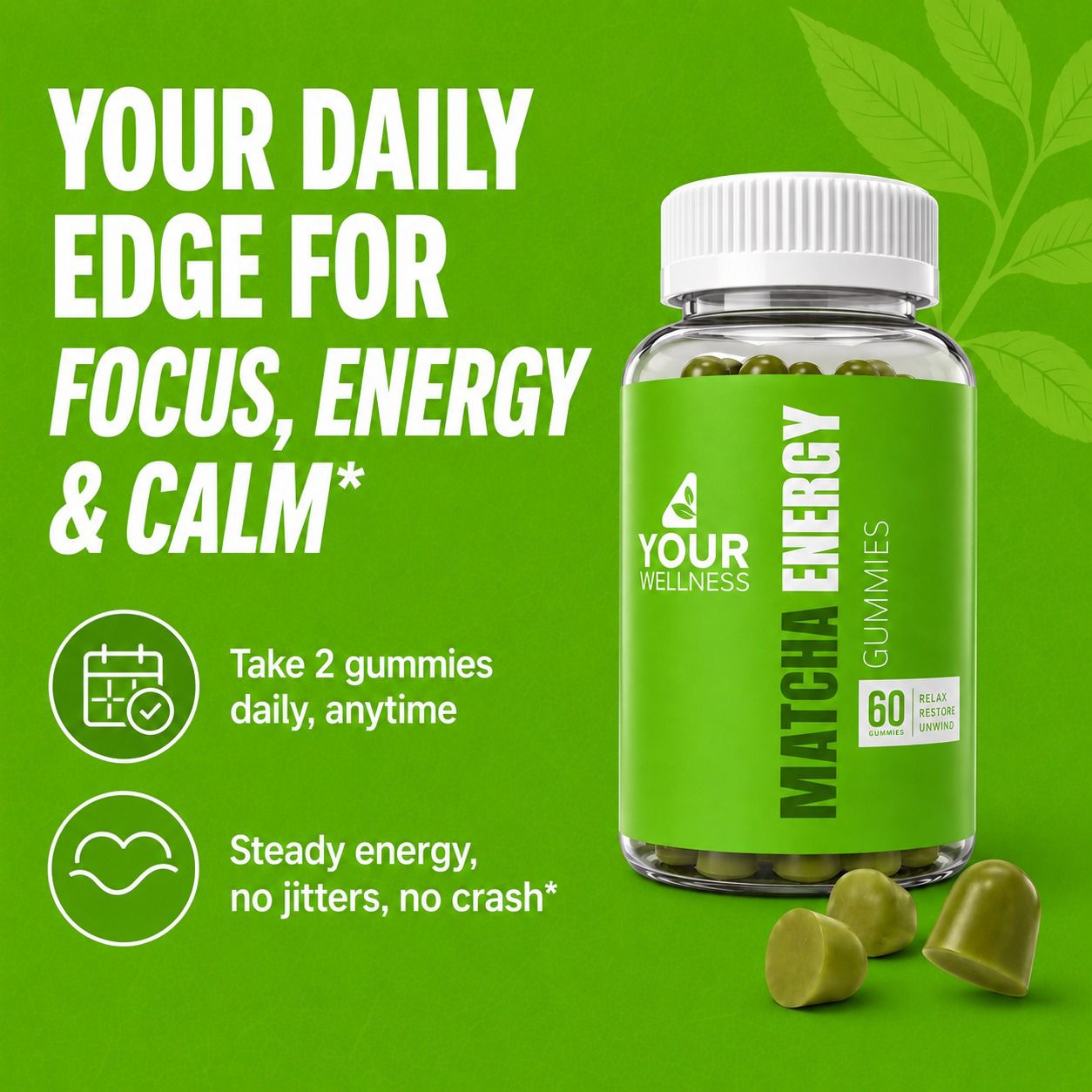 Matcha Energy Gummies